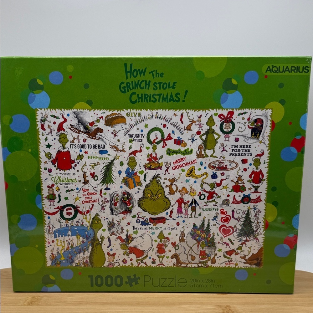 Dr. Seuss How the Grinch Stole Christmas Puzzle - New in Box
